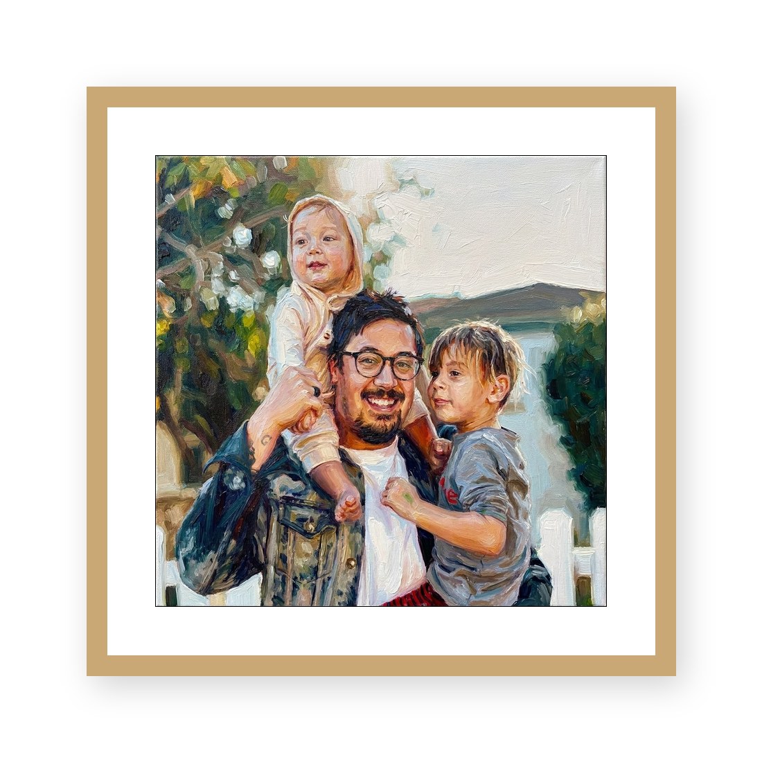 Jubileum cadeau gepersonaliseerd | portret van jullie foto