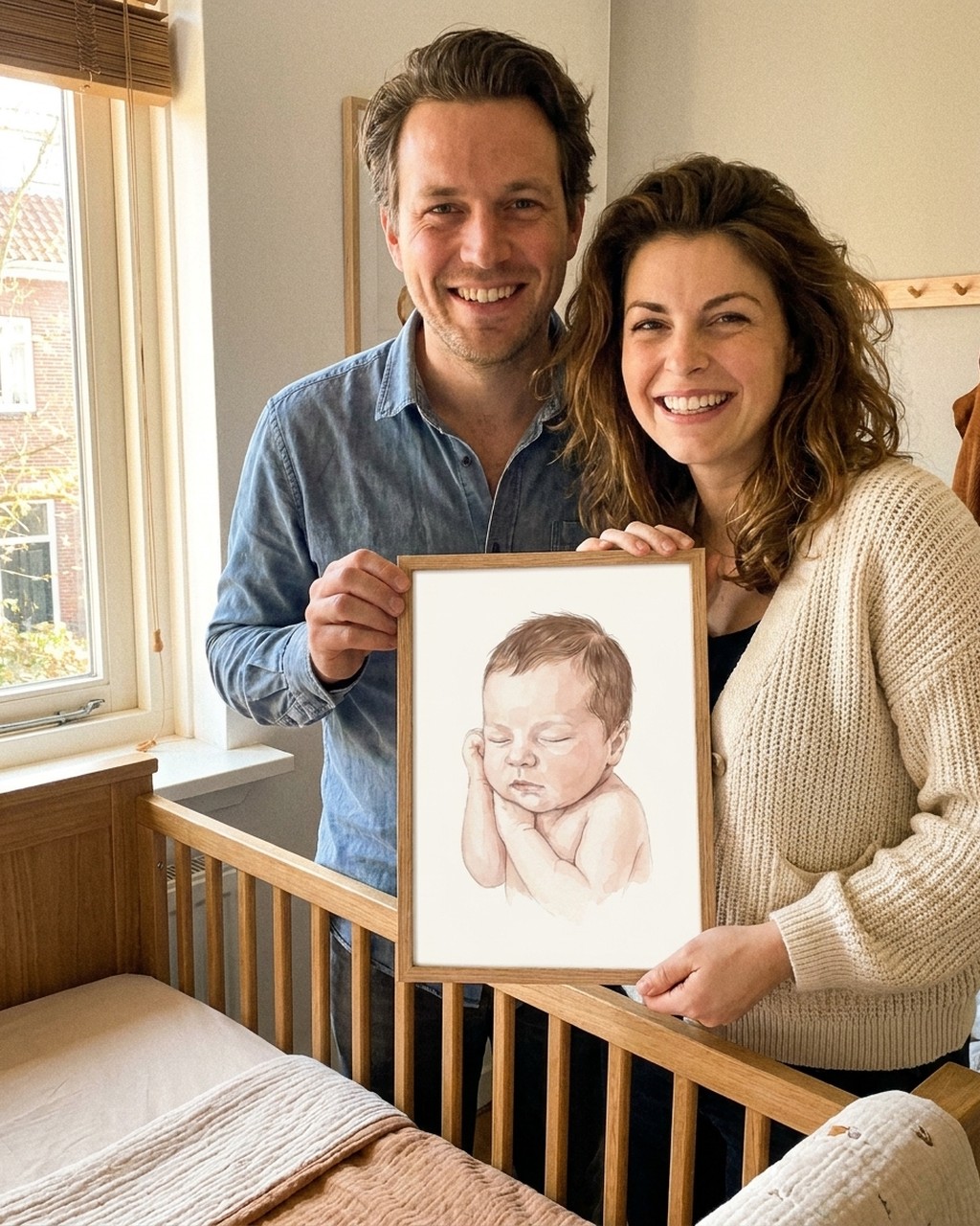 Geboortecadeau: newborn portret
