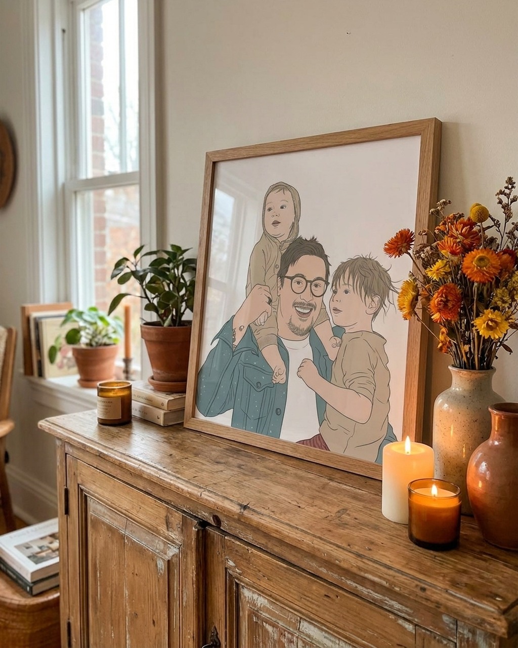 Wedding gift: a portrait of the couple