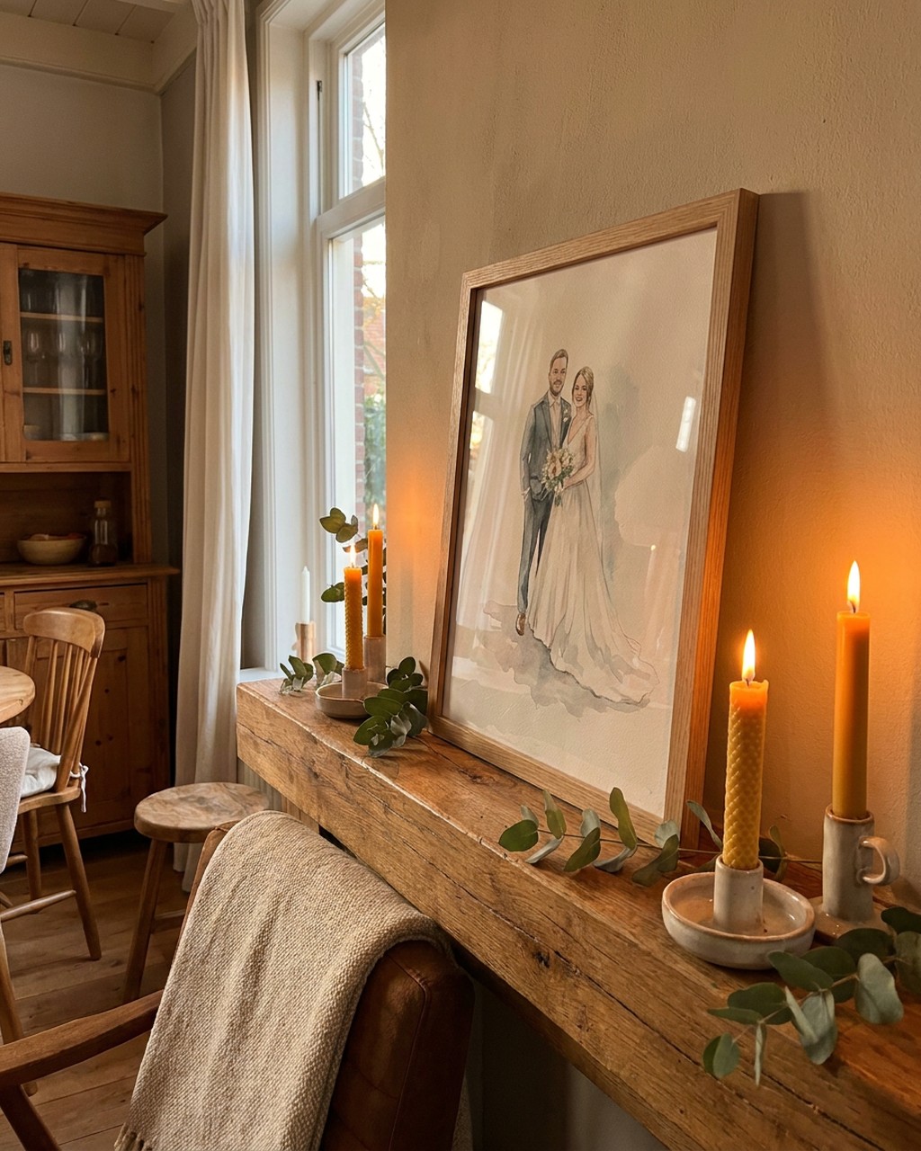 Wedding gift: a portrait of the couple