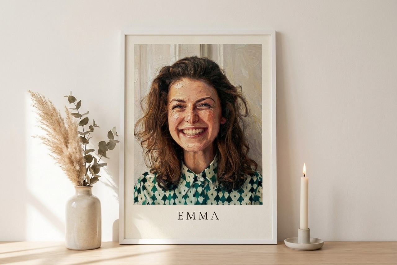 Van foto naar schilderij als gepersonaliseerd cadeau