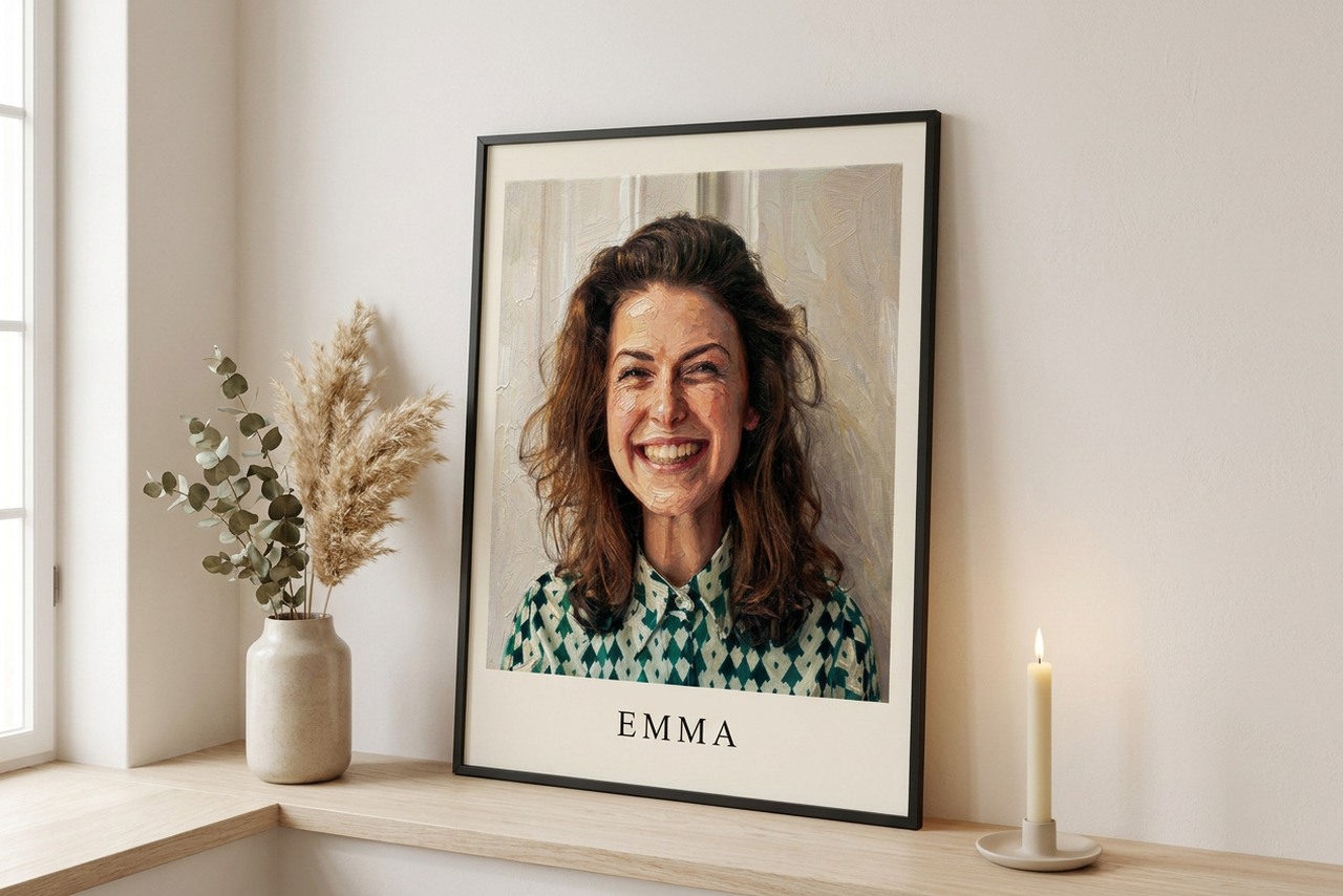 Schilderij van je foto als poster met lijst
