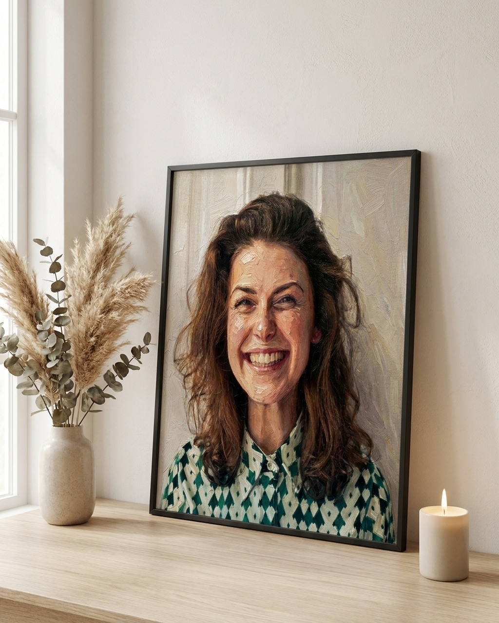 Schilderij van je foto als poster met lijst