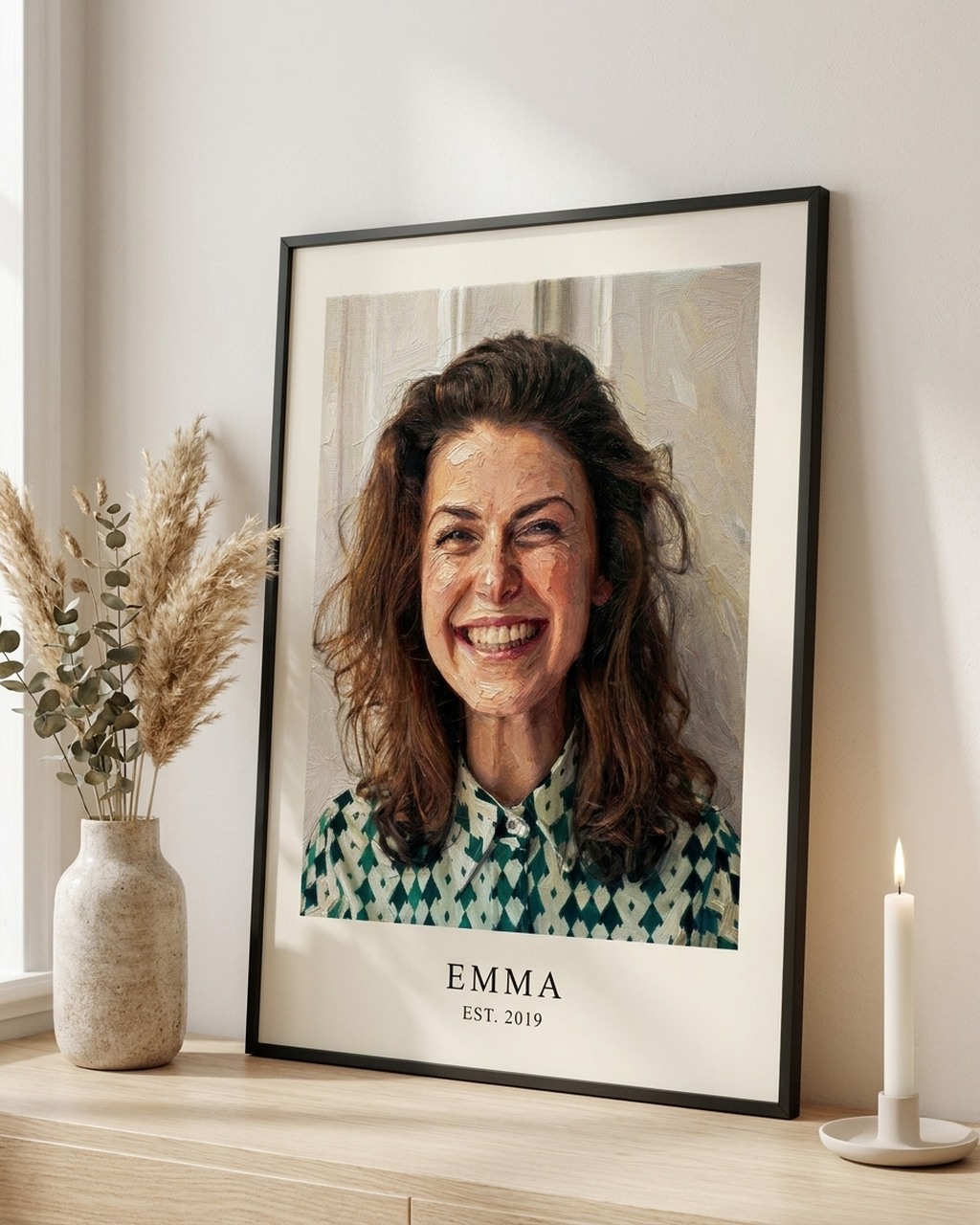 Schilderij van je foto als poster met lijst