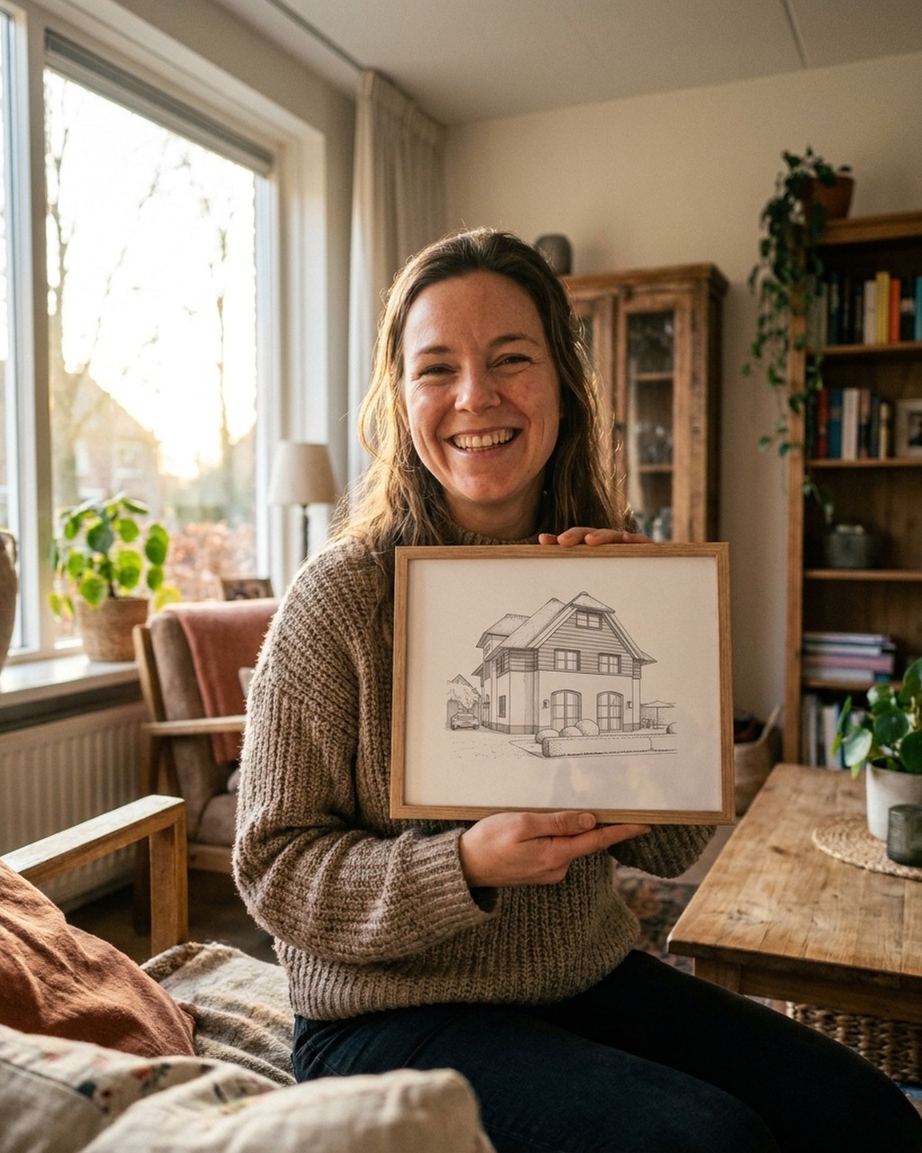 Monochroom portret van je foto | zwart wit wandkunst