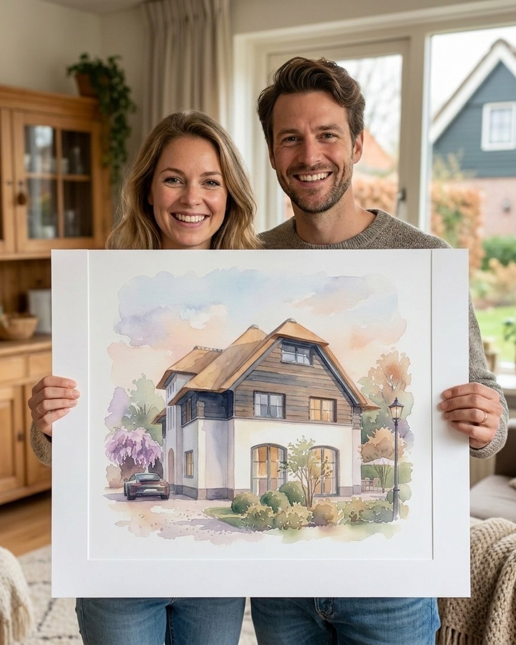 Huis tekening van je foto laten maken