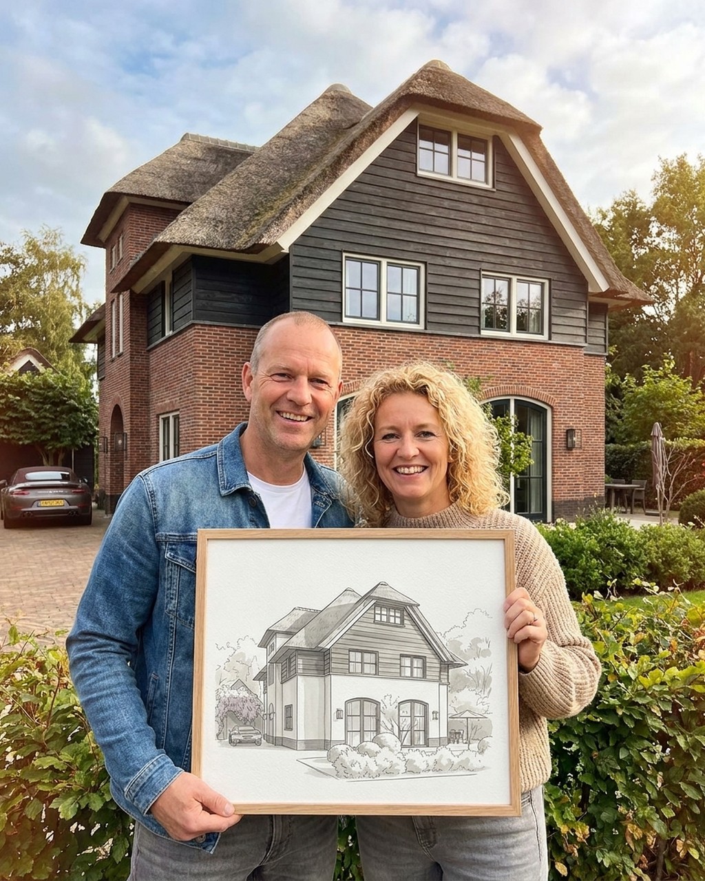Fashion kunstwerk bij iemand thuis