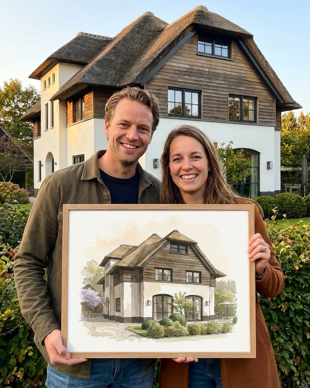 House artwork in a real home