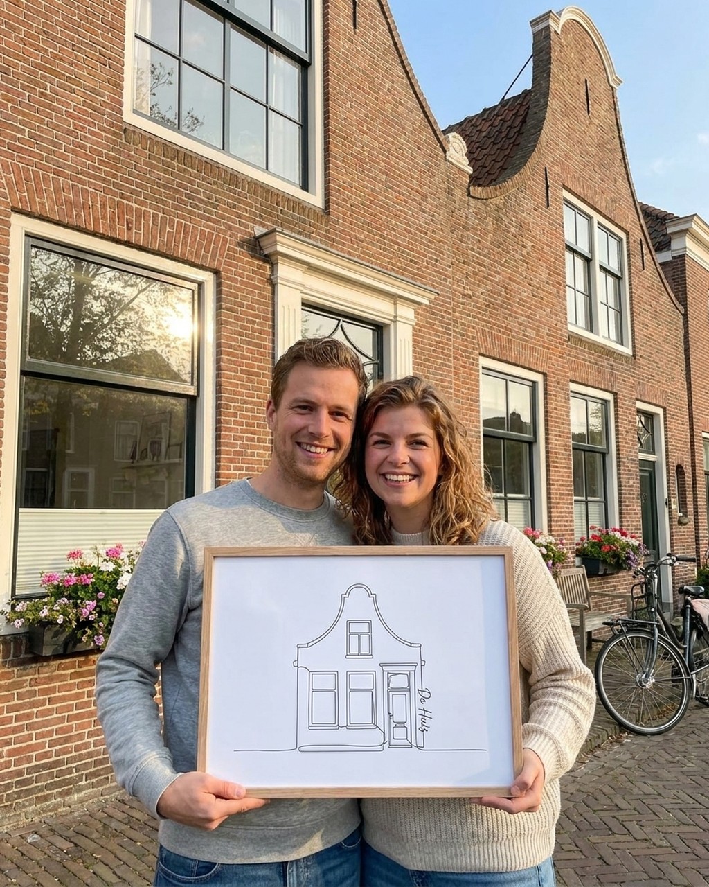 Verborgen naam kunstwerk bij iemand thuis