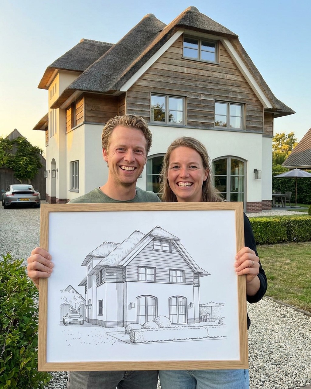House artwork in a real home
