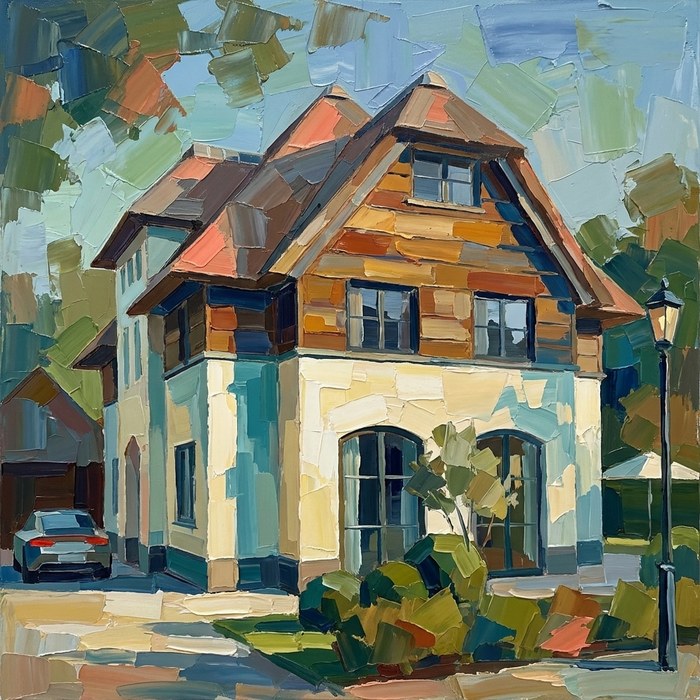 House in Colour blocks