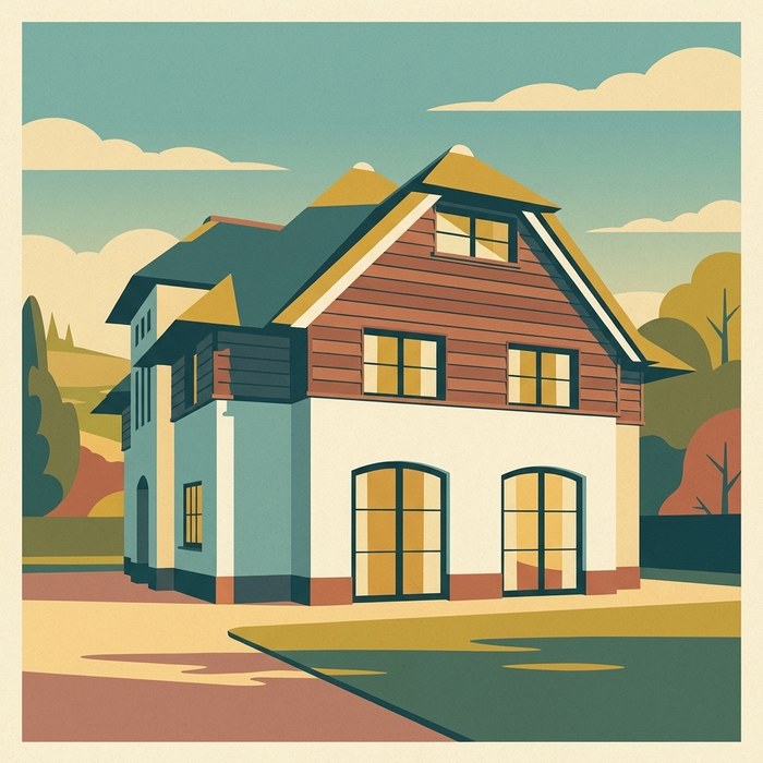 Retro travel poster