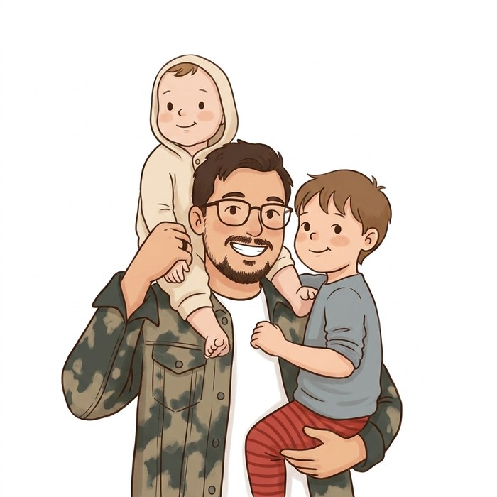Family cartoon