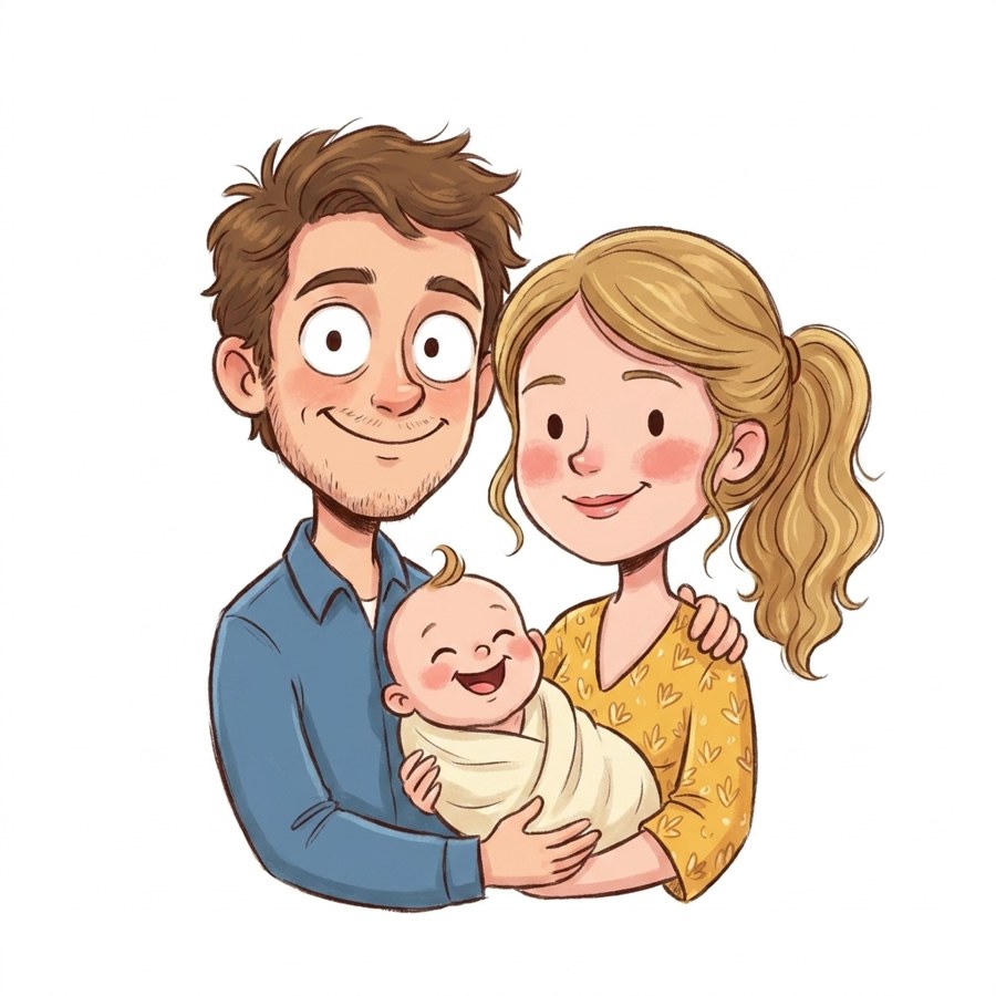 Karikatuur groep