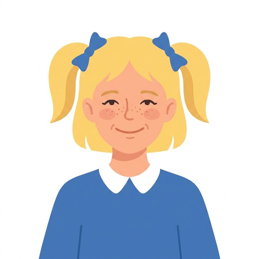 Modern flat person