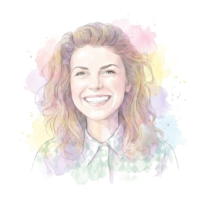 Person in Pastel wash